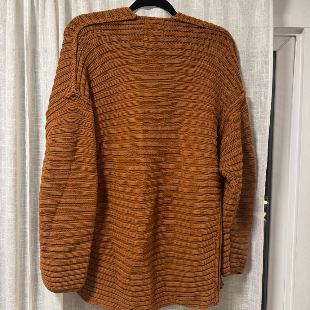 Urban Outfitters Rust Ribbed Cardigan - Picture 5 of 5